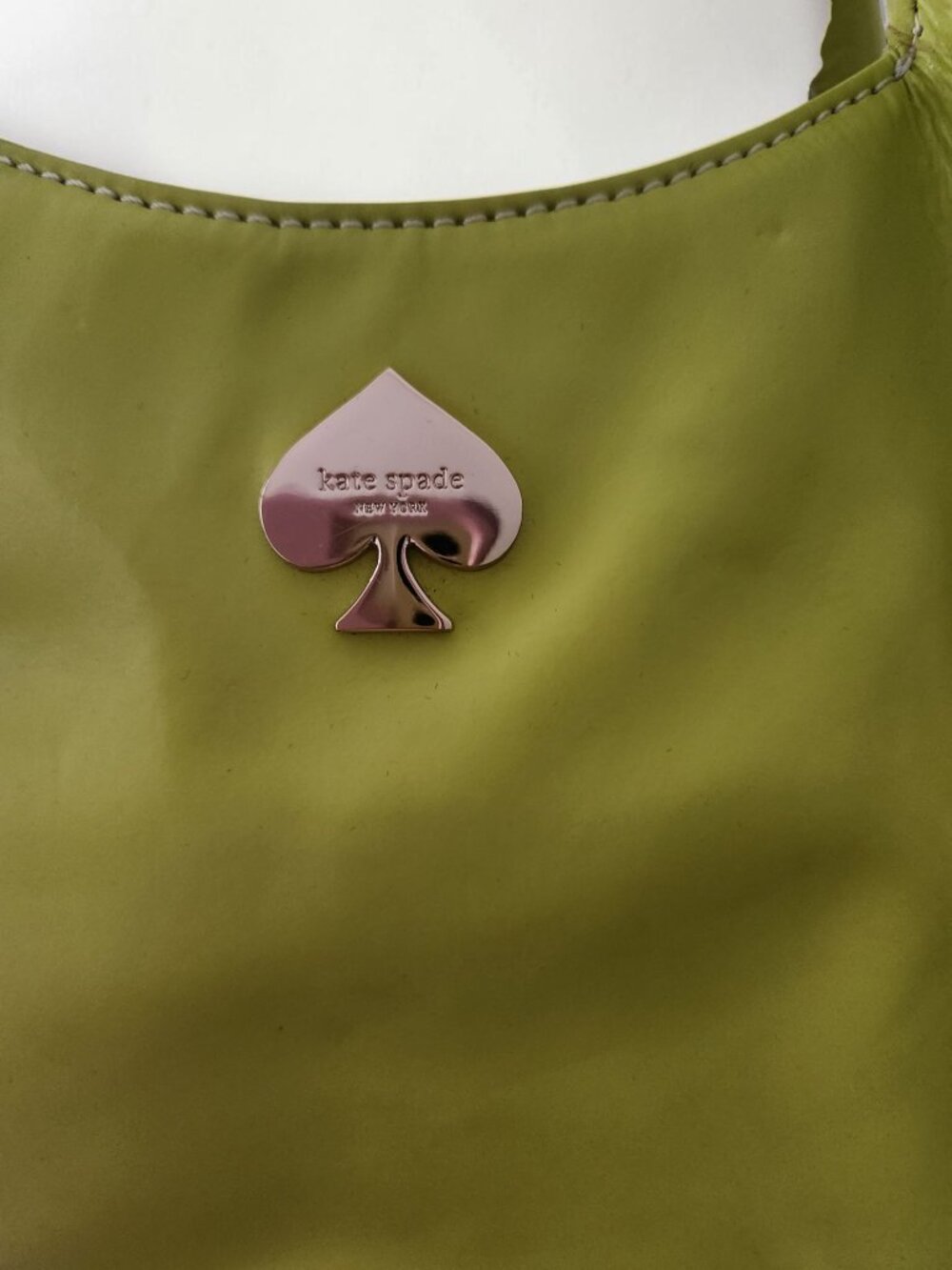 💚 Kate Spade Neon Green Tote Tennis Ball Inspired Statement Bag 💚 - Picture 9 of 16
